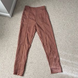 Princess Polly Plaid Stretch Pants